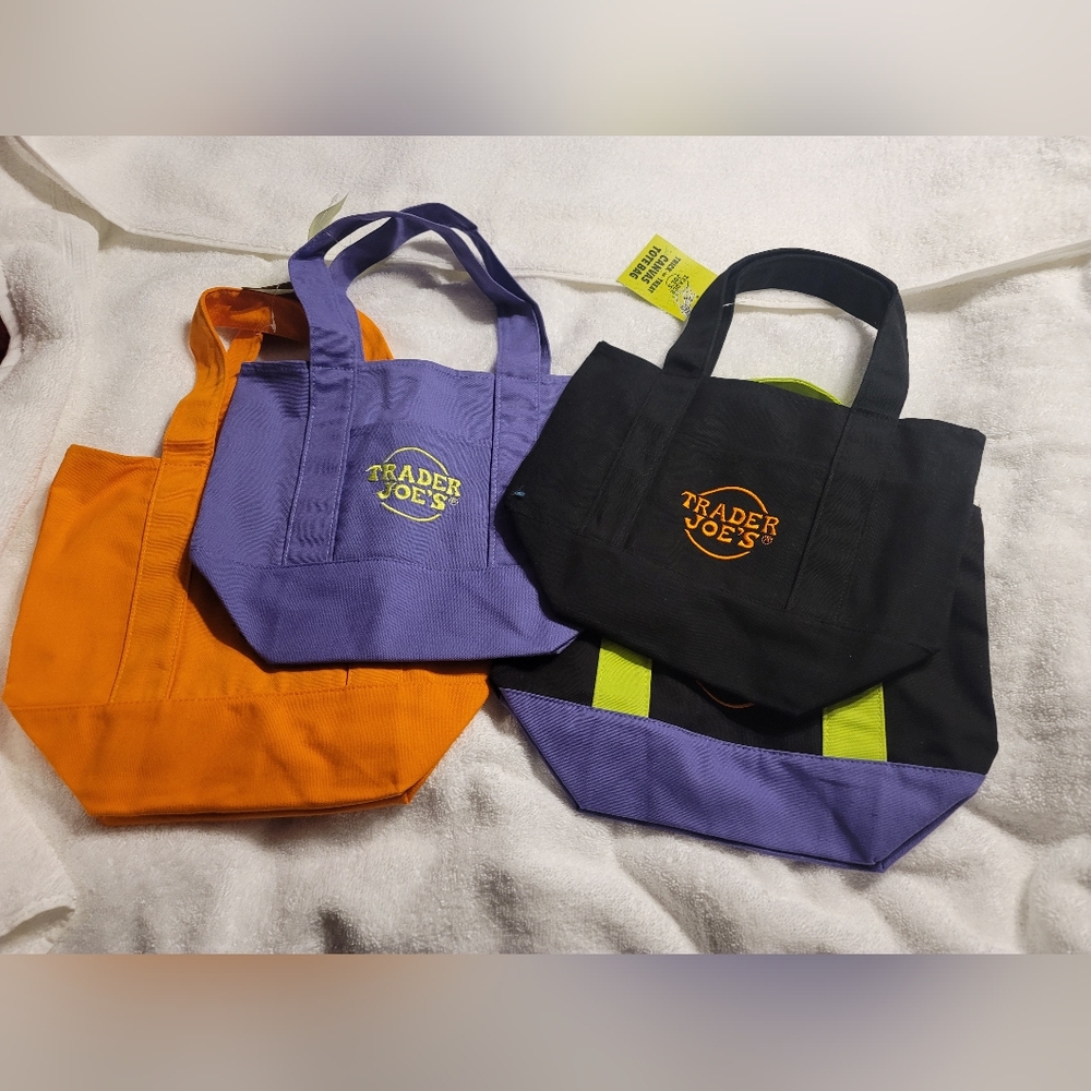 NwT Trader JOES mini Baby Tote Bag Set Of 4